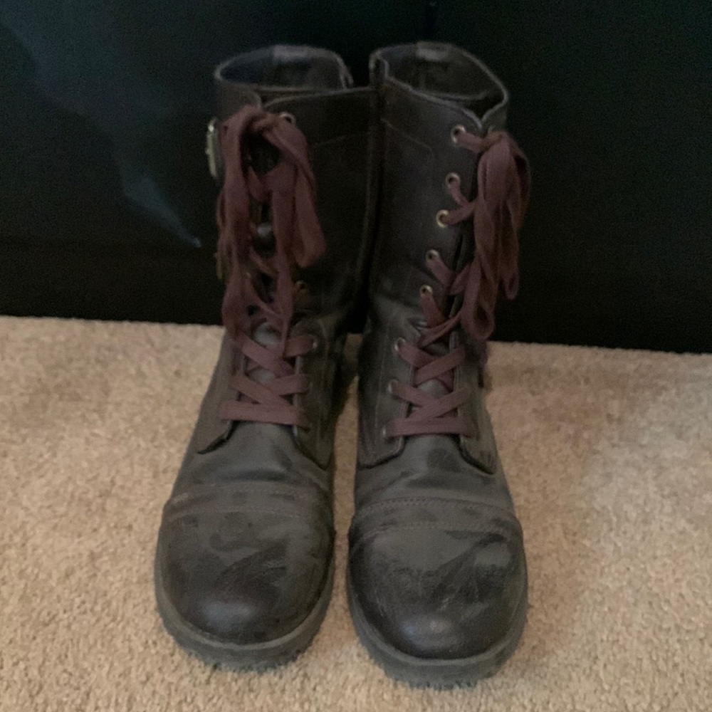 Dark brown Self Esteem boots (size 8.5 US)